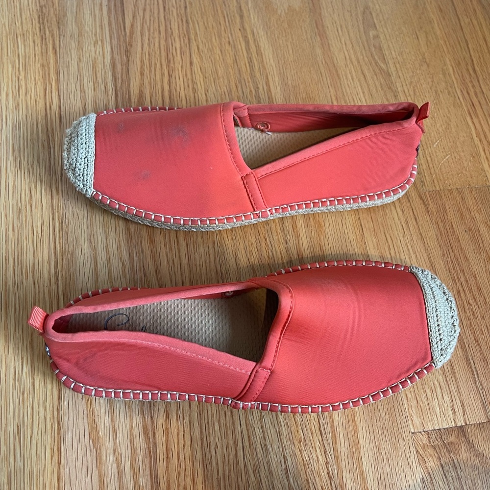 Seastar Women's Coral Espadrille Flats size 9